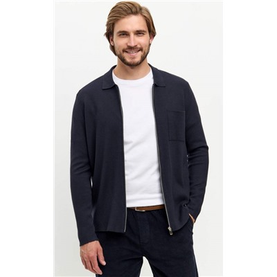 Кардиган F421-1567 d.blue