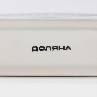 Салфетница Доляна «Гурман», 13,3×3,7×7,1 см, цвет белый