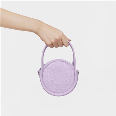 Mini bandolera Miranda - cuero - lila