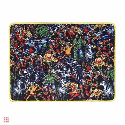 Коврик игровой, 360x260x2.5мм, Каучук, Герои вселенной
