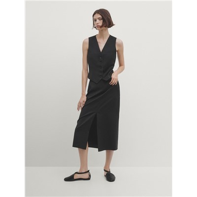 Chaleco traje corto