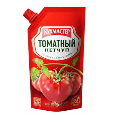 Кетчуп КУХМАСТЕР "Томатный", 350 г (дой-пак), Кетчуп «Томатный»