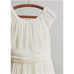 Vestido plumeti lazo -  Niña | MANGO OUTLET España