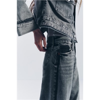JEANS TRF RELAXED TIRO MEDIO