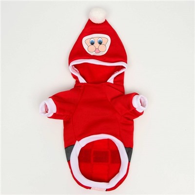 Толстовка для собак Santa, XL (ДС 40, ОГ 50 см)