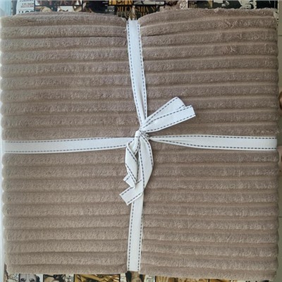 Плед KARVEN Super Soft DIAS 160*220 п/э 1.5 спальный Р 941бежевый (Акция)