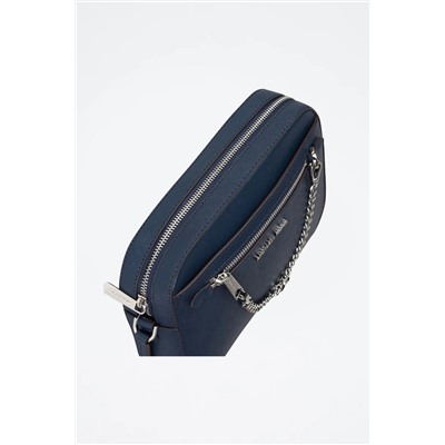Bolso de piel - Azul