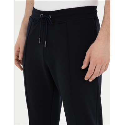 Navy Blue Slim Fit Trade Close Six