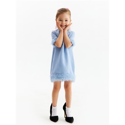 Платье для девочки MINAKU: PartyDress, голубое, рост 158 см