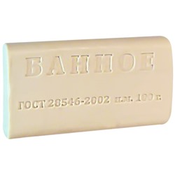 Мыло туалетное 100 г, ММЗ ЭКОНОМ "Банное", без обертки