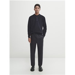 Pantalón chino cinturón relaxed fit