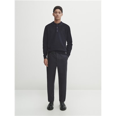 Pantalón chino cinturón relaxed fit