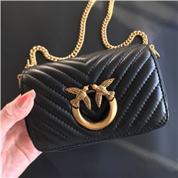 мини сумка через плечо из овчины  P?NKO
