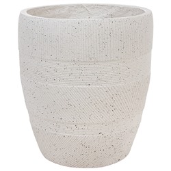 Кашпо Nobilis Marco "Tapes grey Round" (файберклэй), D28хH30 см