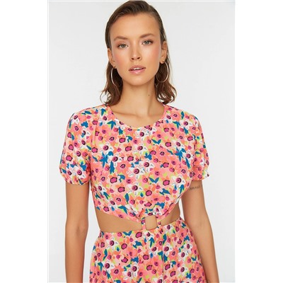 Оранжевое платье с вырезами Petite Petite TWOSS22EL00041