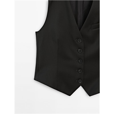 Chaleco traje corto