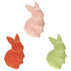 Фигурка декоративная "Заяц", L14 W11 H16,5 см, 3в.