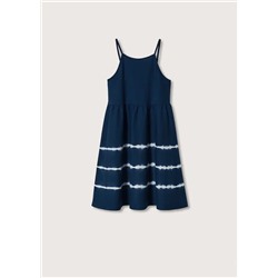Vestido estampado tie dye -  Niña | MANGO OUTLET España