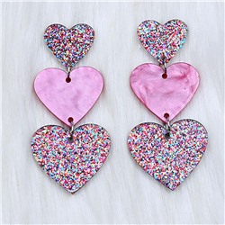 Серьги длинные на гвоздиках арт. 13 2669 (id 271955)