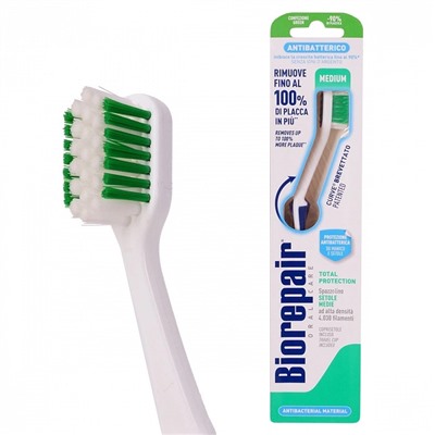 Зубная щетка Biorepair CURVE Protezione Totale Medium