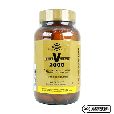 Solgar VM 2000 180 Таблетка