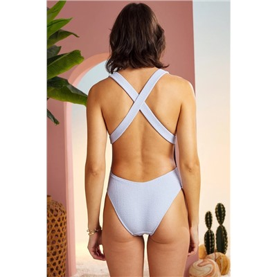 Купальник Backless 211104 Сиреневый Фиолетовый