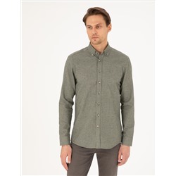 Haki Slim Fit рубашка с длинным рукавом