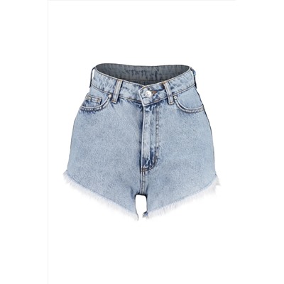 Blue Denim Beach Shorts TBESS23SR00030