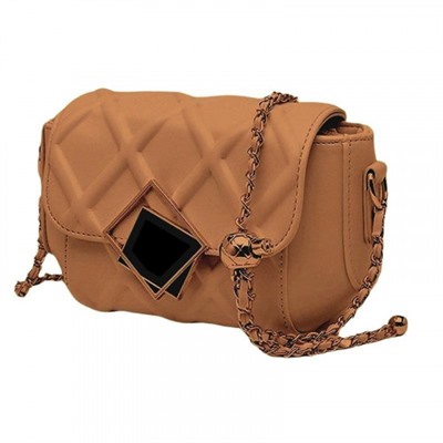 Женская кожаная сумка 9611 GOLDENBROWN