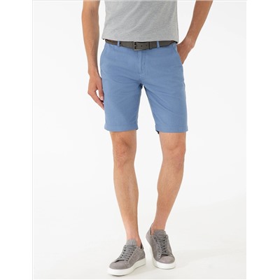 Blue Standard Fit Bermuda Shorts