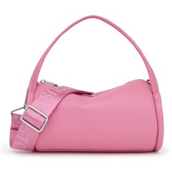 Bolso - cuero - rosa oscuro