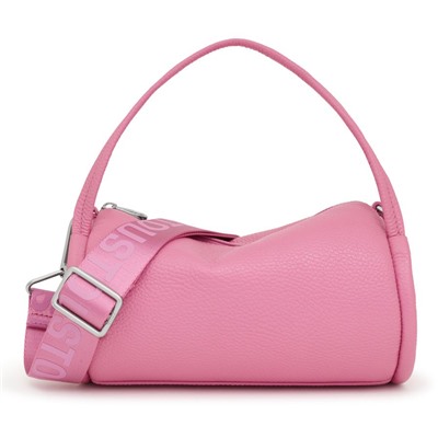 Bolso - cuero - rosa oscuro