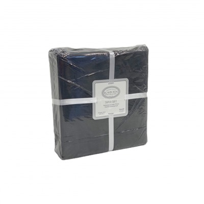 Плед KARVEN Super Soft VIGAN 200*220 п/э евро Р 942 антрацит (Акция).