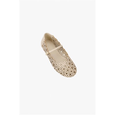 BAILARINA TROQUELADA FLORES PIEL LIMITED EDITION