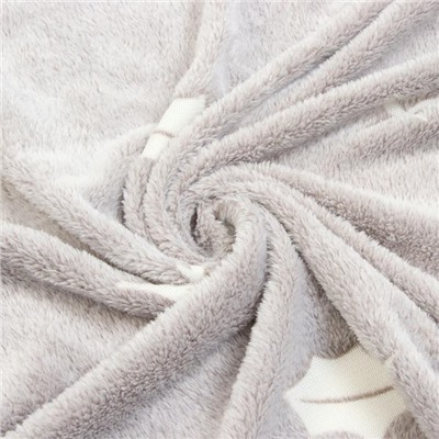Плед светящийся в темноте "Этель" Twigs 150*200 см,100% п/э, корал-флис, 220 гр/м2