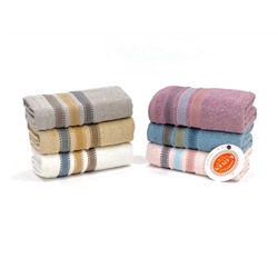 Полотенце Карвен Vip Cotton Cizgili 70*140 1шт. махра  Н 3179. (Акция)