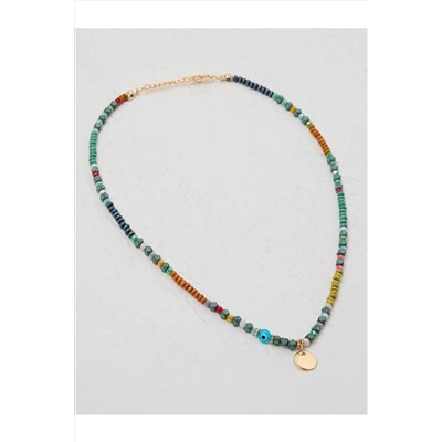 Колье-цепочка из смешанного бисера 21Y06Necklace018