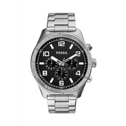 Reloj de cuarzo de acero Brox - Plateado