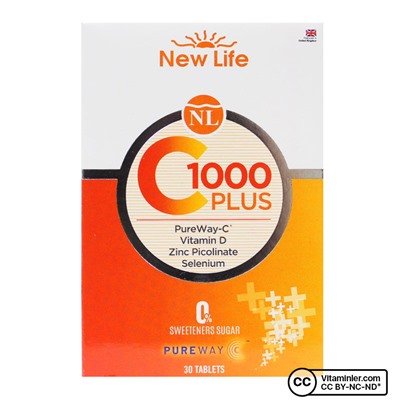 Newlife C-1000 плюс витамин С 30 таблеток