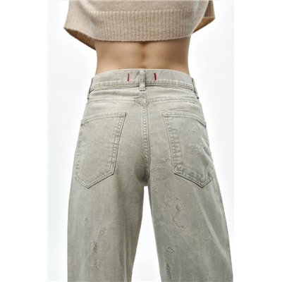 JEANS ZW COLLECTION SLIM JACQUARD TIRO MEDIO