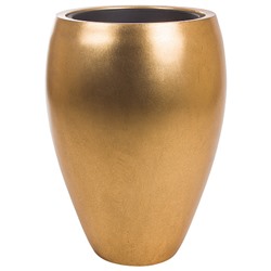 Кашпо Nobilis Marco "Pa-gold Round" (полистоун), D48хH67 см, с тех.горшком
