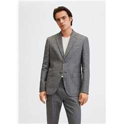 Americana traje slim fit lino -  Hombre | MANGO OUTLET España