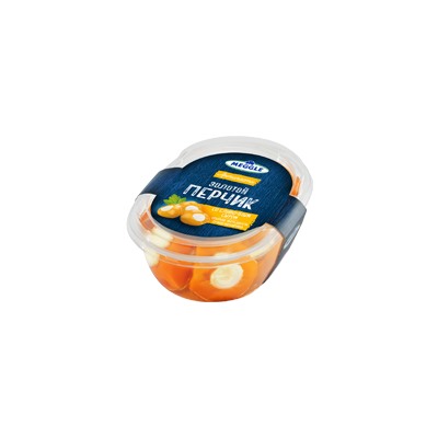 Перчик ЗОЛОТОЙ PEPPADEW с сыром 210 гр ТМ Meggle 1/8шт