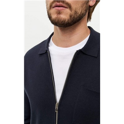 Кардиган F421-1567 d.blue