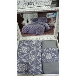 Набор пододеяльник 200x220 см +простынь 240х260 см2+2наволочки50*70)  цвета в карусели