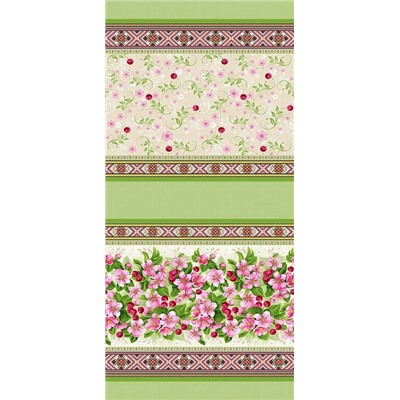 Полотенце банное "Вишня" 80*150 см. вафля хлопок 100%