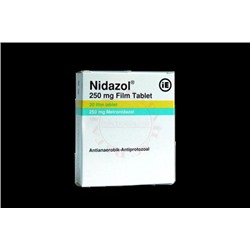 NIDAZOL 250 mg 20 tablet (аналог Трихопол, метронидозол действующее вещество)