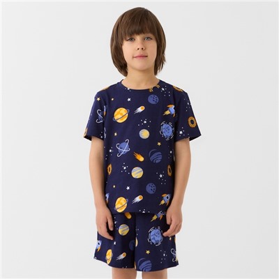 Пижама детская (футболка и шорты) KAFTAN Space, р-р 36 (134-140)