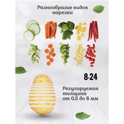 Многофункциональная овощерезка терка 24в1. 08.03.
