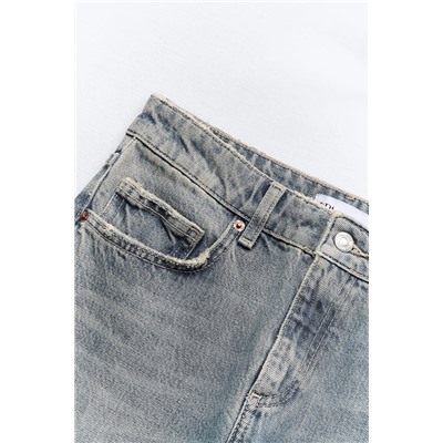 JEANS TRF WIDE LEG TIRO MEDIO FULL LENGTH